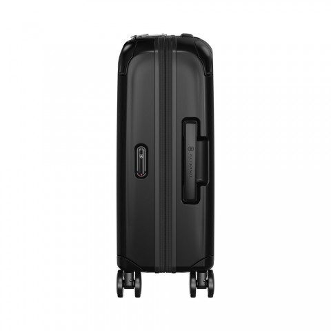 VICTORINOX SPECTRA 3.0 EXPANDABLE GLOBAL CARRY-ON CABIN CASE WITH VERTICAL QUICK-ACCESS DOOR, Black