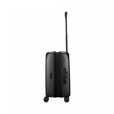 VICTORINOX SPECTRA 3.0 EXPANDABLE GLOBAL CARRY-ON CABIN CASE WITH VERTICAL QUICK-ACCESS DOOR, Black