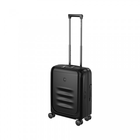 VICTORINOX SPECTRA 3.0 EXPANDABLE GLOBAL CARRY-ON CABIN CASE WITH VERTICAL QUICK-ACCESS DOOR, Black