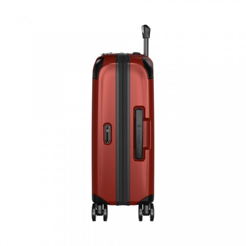 VICTORINOX SPECTRA 3.0 EXPANDABLE GLOBAL CARRY-ON CABIN CASE WITH VERTICAL QUICK-ACCESS DOOR, Red