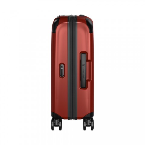 VICTORINOX SPECTRA 3.0 EXPANDABLE GLOBAL CARRY-ON CABIN CASE WITH VERTICAL QUICK-ACCESS DOOR, Red