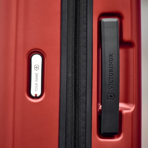 VICTORINOX SPECTRA 3.0 EXPANDABLE GLOBAL CARRY-ON CABIN CASE WITH VERTICAL QUICK-ACCESS DOOR, Red