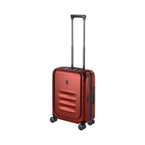 VICTORINOX SPECTRA 3.0 EXPANDABLE GLOBAL CARRY-ON CABIN CASE WITH VERTICAL QUICK-ACCESS DOOR, Red