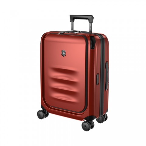 VICTORINOX SPECTRA 3.0 EXPANDABLE GLOBAL CARRY-ON CABIN CASE WITH VERTICAL QUICK-ACCESS DOOR, Red