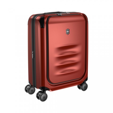 VICTORINOX SPECTRA 3.0 EXPANDABLE GLOBAL CARRY-ON CABIN CASE WITH VERTICAL QUICK-ACCESS DOOR, Red