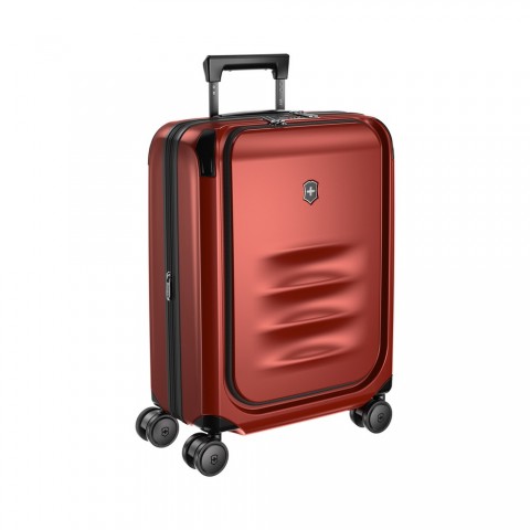 VICTORINOX SPECTRA 3.0 EXPANDABLE GLOBAL CARRY-ON CABIN CASE WITH VERTICAL QUICK-ACCESS DOOR, Red