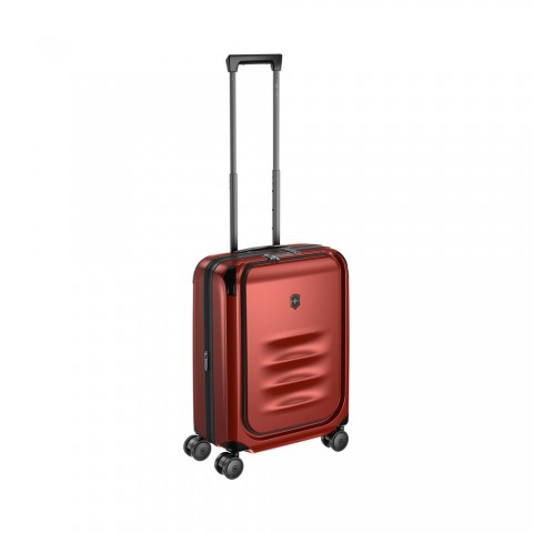 VICTORINOX SPECTRA 3.0 EXPANDABLE GLOBAL CARRY-ON CABIN CASE WITH VERTICAL QUICK-ACCESS DOOR, Red