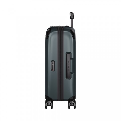 VICTORINOX SPECTRA 3.0 EXPANDABLE GLOBAL CARRY-ON CABIN CASE WITH VERTICAL QUICK-ACCESS DOOR, Storm