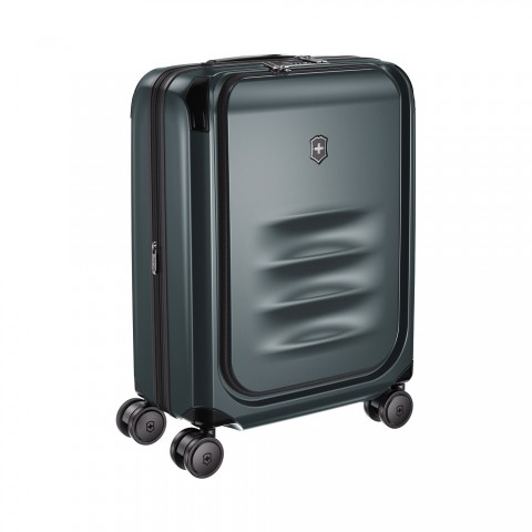 VICTORINOX SPECTRA 3.0 EXPANDABLE GLOBAL CARRY-ON CABIN CASE WITH VERTICAL QUICK-ACCESS DOOR, Storm