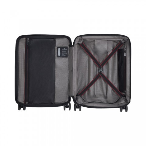 VICTORINOX SPECTRA 3.0 EXPANDABLE GLOBAL CARRY-ON CABIN CASE WITH VERTICAL QUICK-ACCESS DOOR, Storm