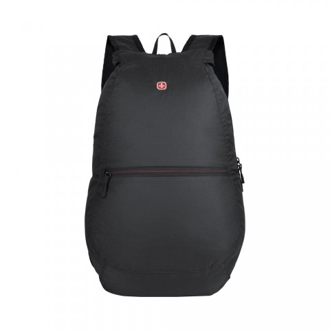 WENGER FOLDABLE COMPRESSIBLE TRAVEL BACKPACK, Black