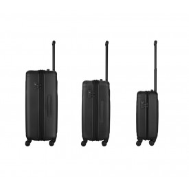 WENGER ORYSON HARDSIDE CASES 3pc Set S-M-L, Black