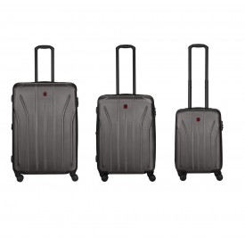 WENGER ORYSON HARDSIDE CASES 3pc Set S-M-L, Anthracite