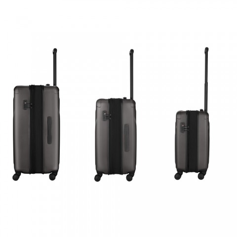 WENGER ORYSON HARDSIDE CASES 3pc Set S-M-L, Anthracite