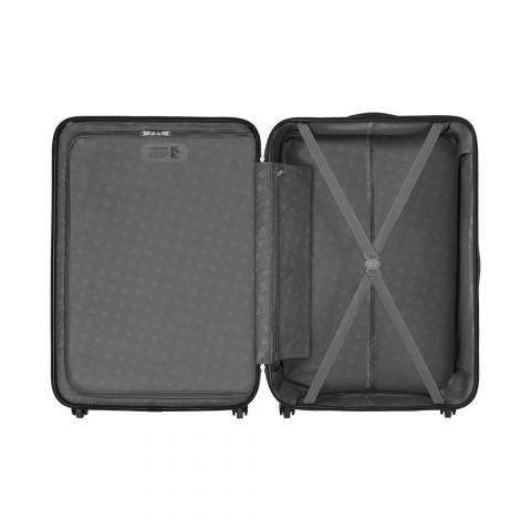 WENGER AMPLAR HARDSIDE CASES 3pc Set S-M-L, Black