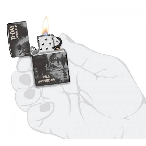 Zippo Lighter 24756-113790 D-DAY 80tth Anniversary Collectible