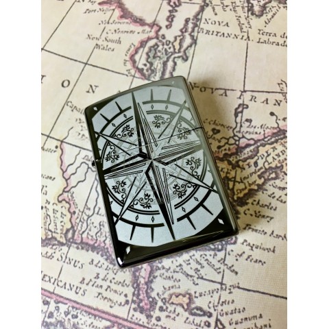 Zippo Lighter 29232 Black Ice® Compass