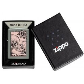 Zippo Lighter 48594 Death Kiss Design