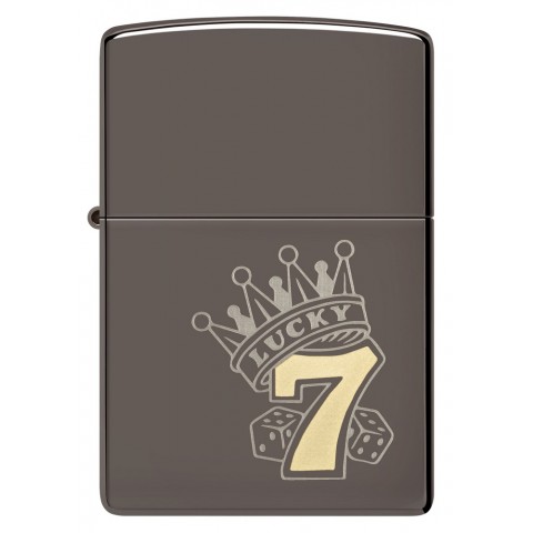 Zippo Lighter 48913 Lucky 7 Design