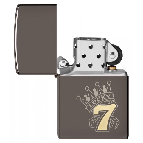 Zippo Lighter 48913 Lucky 7 Design