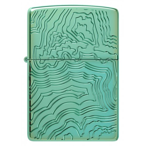 Zippo Lighter 48917 Armor® Map Design