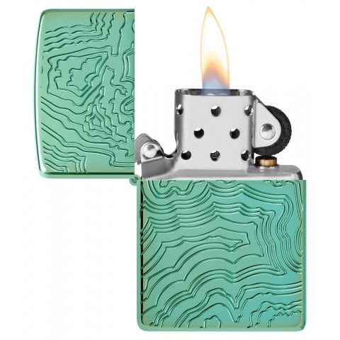 Zippo Lighter 48917 Armor® Map Design