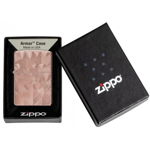 Zippo Lighter 48919 Armor® Hearts Design