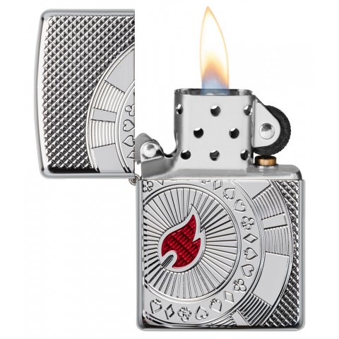 Zippo Lighter 49058 Armor™  Poker Chip Design