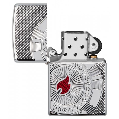 Zippo Lighter 49058 Armor™  Poker Chip Design