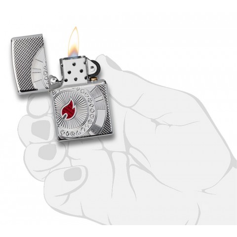 Zippo Lighter 49058 Armor™  Poker Chip Design