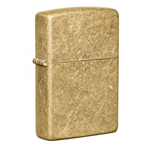 Zippo Lighter 49477 Classic Tumbled Brass