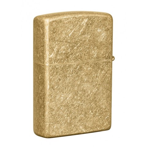 Zippo Lighter 49477 Classic Tumbled Brass