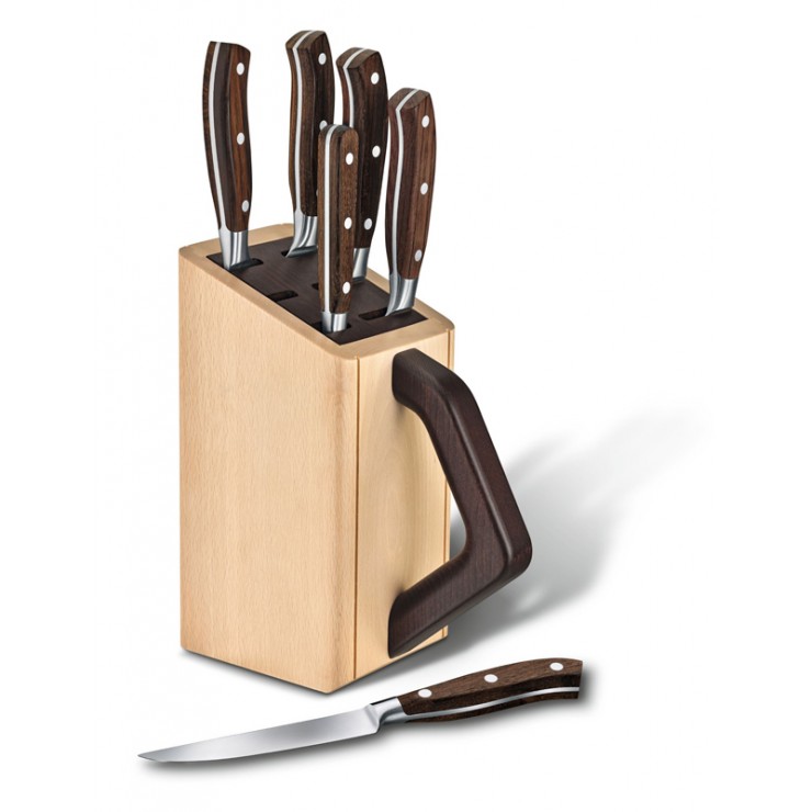 Victorinox SwissClassic 6.7143.5, 6-piece knife set including in drawer  knife holder