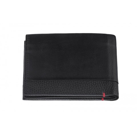 Zippo Nappa Tri-Fold Wallet Black