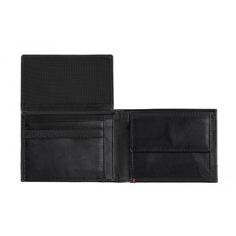 Zippo Nappa Tri-Fold Wallet Black