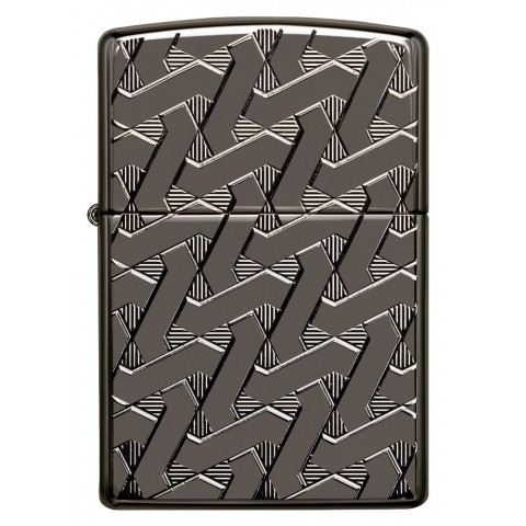 Zippo Lighter 49173 Armor® Geometric Weave Design 